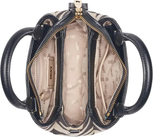 Vista 4 de DKNY Classic Paige Sm Satchel, CebraNegro, Cebranegro