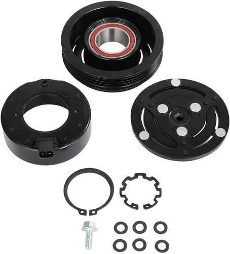 Vista 18 de cciyu Embrague del compresor de aire acondicionado 1993-1997 para Ford E-350 Econoline 7.3L 1993-1997 para Ford E-350 Econoline Club Wagon 7.3L