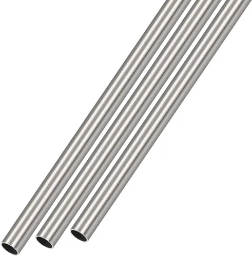 Vista 51 de METALLIXITY Tubo de acero inoxidable 304 (0.079 in de diámetro x 0.006 in de pared T x 9.843 in de largo), 3 piezas, tubo recto - para muebles