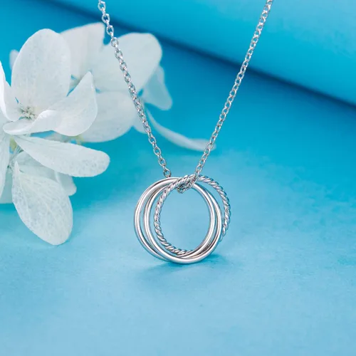 Vista 2 de Regalos de cumpleaños para mujer, collar de plata de ley 30, 40, 50, 60, 70, 80, 90, cumpleaños, 3, 4, 5, 6, 7, 8, 9, joyería de la década de 30
