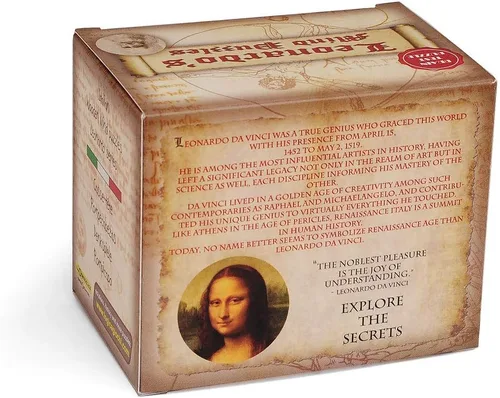 Vista 4 de Logica Jeux Art. Snake - Rompecabezas de lógica 3D - Dificultad 3/6 Dificultad - Rompecabezas de madera - Colección Leonardo da Vinci