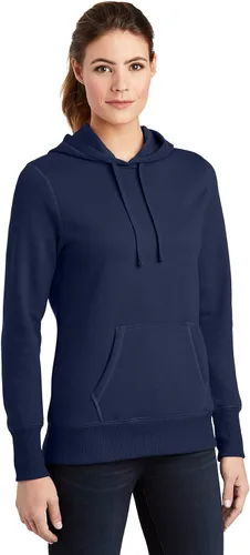 Vista 4 de Sport-Tek - Sudadera con capucha para mujer. LST254