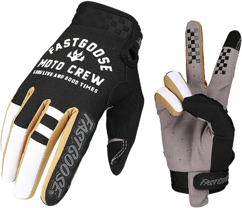 Vista 5 de Guantes de motocicleta para hombres y mujeres para pantalla táctil, guantes de equitación de montaña para motocross, escalada de suciedad