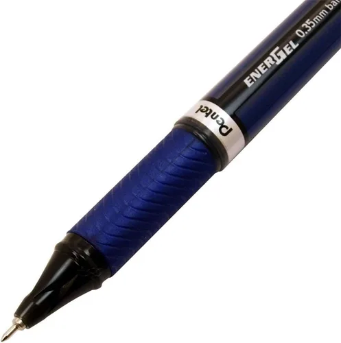 Vista 2 de Pentel Energel Euro - Bolígrafo con punta de aguja de 0.014 in, tinta negra (BLN23-A)