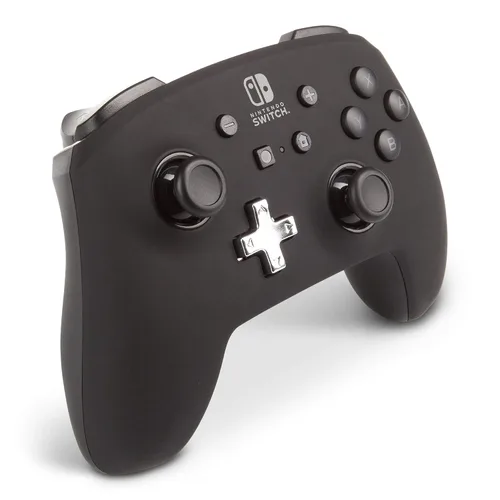 Vista 5 de PowerA Enhanced Wireless Controller for Nintendo Switch/Switch 2 / Switch Lite/OLED Model - Black - Gamepad, game controller, Officially Licensed