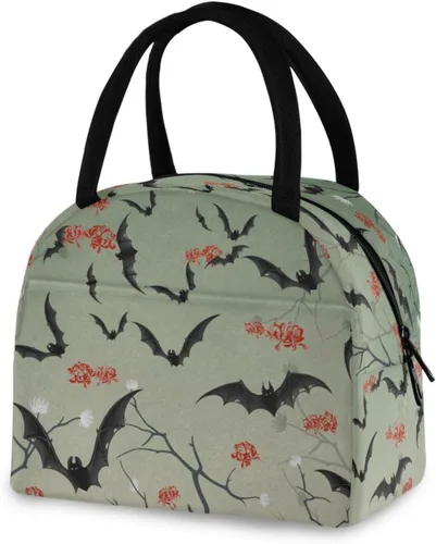Vista 22 de Bolsa de almuerzo Axolotl para mujeres, hombres y niños, lonchera aislada reutilizable para oficina, trabajo, escuela, picnic, caminata Reusable