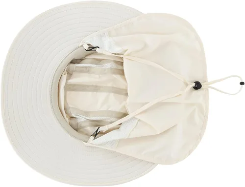 Vista 3 de Home Prefer - Gorra de protección solar SPF 50+ para hombre con ala ancha y solapa para el cuello