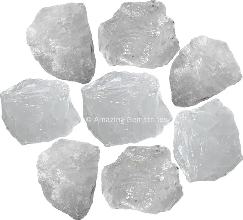 Vista 28 de 1 libra de piedras preciosas y piedras curativas en bruto a granel para hacer joyería con envoltura de alambre, Wicca y curación con cristales
