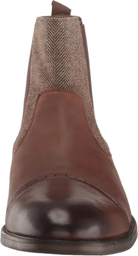 Vista 2 de STACY ADAMS Botas Chelsea Finney con punta de casquillo para hombre