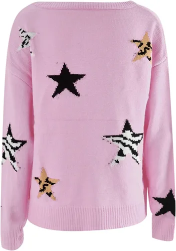 Vista 8 de Ropa de otoño para mujer, suéter de moda con cuello redondo, manga larga, suéter de punto
