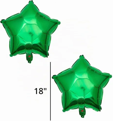 Vista 3 de 5 globos de aluminio de tractor verde para tractor número 2, globos de aluminio de Mylar para decoración de fiesta de segundo cumpleaños