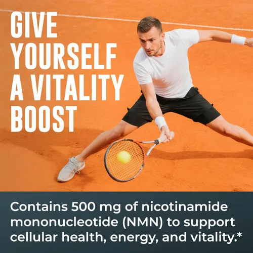 Vista 5 de Left Coast Performance Suplemento NMN de 500 mg para apoyo NAD+ – Mononucleótido de nicotinamida para un envejecimiento saludable, energía celular
