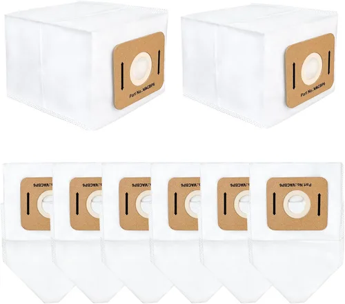 Vista 8 de Paquete de 12 bolsas VACBP6 compatibles con aspiradora Atrix Ergo de 8 cuartos de galón, modelos: VACBPAI VACBP36V VACBP1 Paquete de 12 bolsas