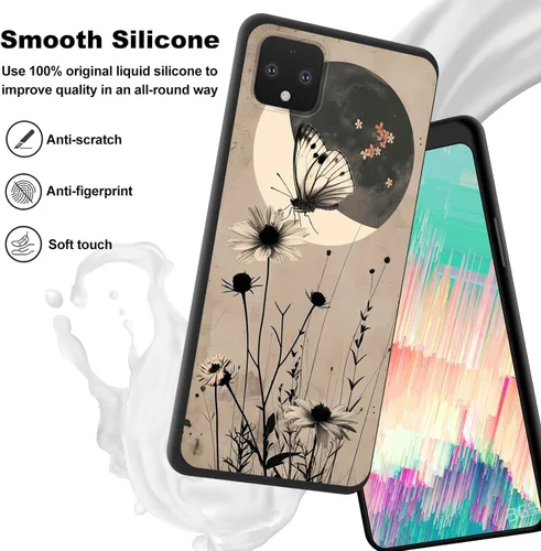 Vista 233 de Funda delgada para Google Pixel 4 XL, funda delgada de silicona de TPU suave a prueba de golpes para Google Pixel 4 XL, astronauta Galaxy