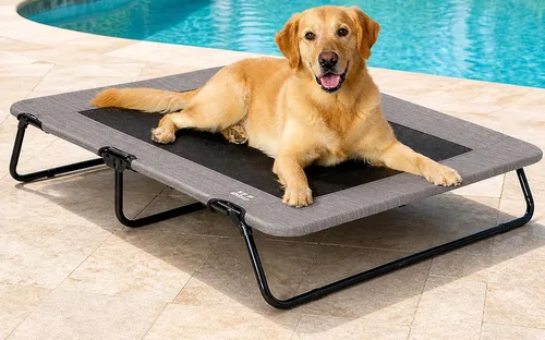 Vista 3 de Pet Gear Lifestyle - Cuna elevada para mascotas, 30 pulgadas, océano caribeño