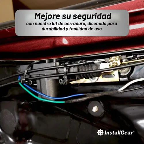 Vista 2 de InstallGear IGDLA-2 - Actuadores universales para cerradura de puerta de automóvil, motor de 12 voltios (paquete de 2)