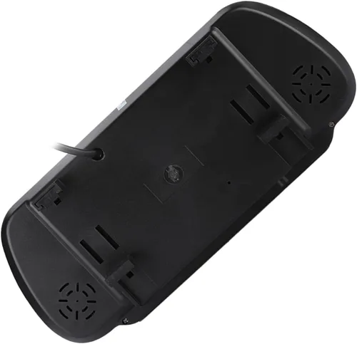 Vista 4 de DAN&DRE Espejo retrovisor 7 "LCD cámara de visión trasera negro espejo monitor coche furgoneta camión autobús control remoto AV1 AV2 720P 120 °