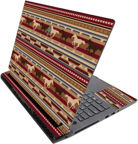 Vista 448 de MightySkins - Skin brillante con purpurina para Alienware M17 R3 (2020) y M17 R4 (2021) - Diversión de los años 90 Acabado duradero con purpurina