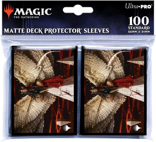 Vista 6 de Ultra PRO - March of the Machine - Fundas protectoras de 100 unidades para jugar con la palma brillante, despertador del alma para magia: The