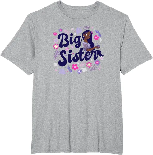 Vista 40 de Disney Encanto Isabela Madrigal Big Sister - Camiseta floral, gris, S Asfalto