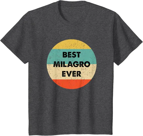 Vista 32 de Camiseta Milagro Name, Negro