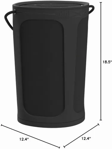 Vista 11 de Altec Lansing Soundbucket XL - Altavoz Bluetooth impermeable con luces LED personalizables, carga inalámbrica Qi, 20 horas de reproducción y rango