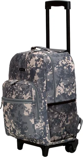 Vista 27 de Rockland, bolsa de viaje de 17 pulgadas, con ruedas., Camuflaje), R01-CAMO