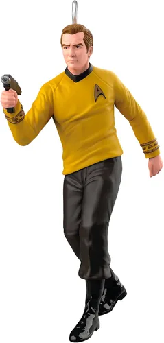 Vista 9 de Adorno de mesa navideño Hallmark Keepsake 2025, Star Trek: La próxima generación ¡Cuidado con los Borg! con luz y sonido, regalos para Trekkies