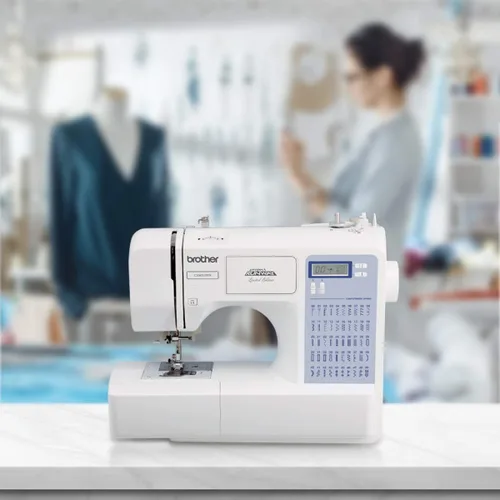 Vista 2 de Brother Project Runway CS5055PRW – Máquina de coser eléctrica - 50 puntos integrados, ajuste automático