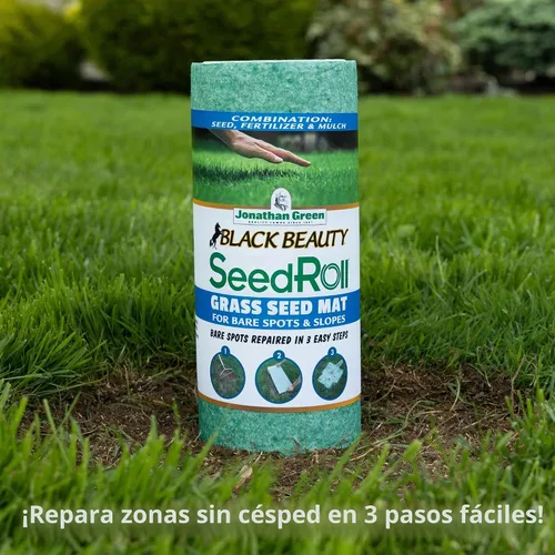 Vista 4 de Jonathan Green Black Beauty SeedRoll - Alfombrilla para semillas de césped, 50 pies cuadrados