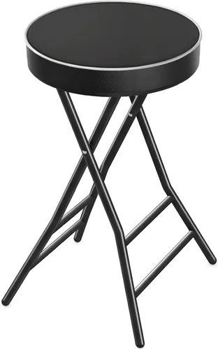 Vista 9 de 5Rcom Taburetes Plegables, Paquete de 1 Taburetes Portátiles con Asa, Taburete Plegable para Adultos con Patas de Marco de Acero Resistente