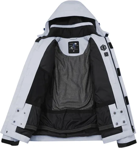 Vista 3 de PHIBEE Chaqueta de esquí transpirable impermeable para mujer
