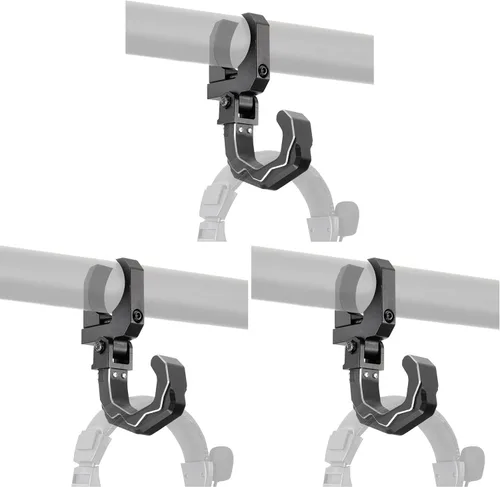 Vista 9 de KEMIMOTO Gancho para casco de auriculares UTV de aluminio para barra