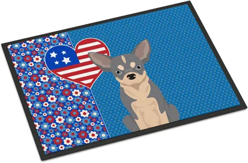 Vista 17 de Caroline's Treasures WDK5119JMAT Airedale Terrier USA - Tapete para interiores o exteriores, 24 x 36 pulgadas, tapete para puerta delantera