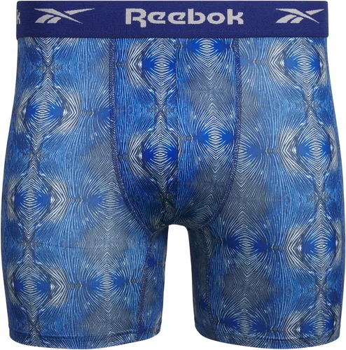 Vista 3 de Reebok Ropa interior para hombre, calzoncillos tipo bóxer de rendimiento (paquete de 8)