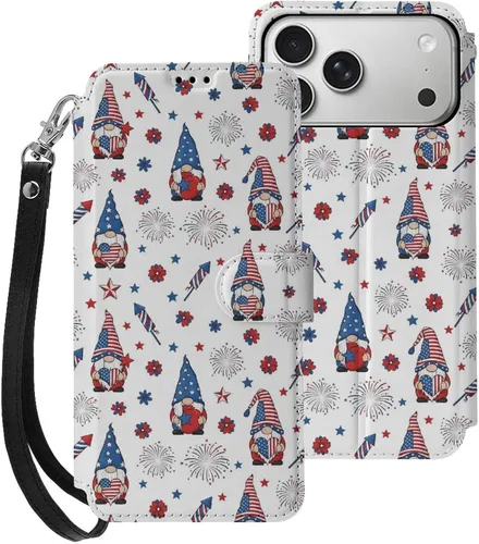 Vista 12 de SWEET TANG Funda protectora para iPhone 17, con tarjetero y tarjetero Patrón 828