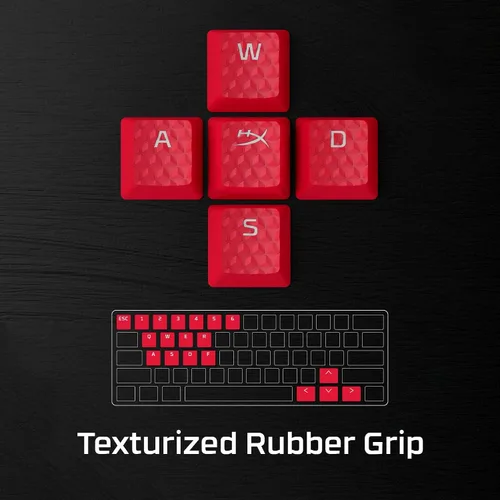 Vista 2 de HyperX Teclas de goma Kit de accesorios para juegos 19 teclas diseño inglés EEUU azul
