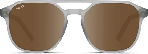 Vista 2 de WearMe Pro Gafas de sol rectangulares polarizadas de doble puente para hombre