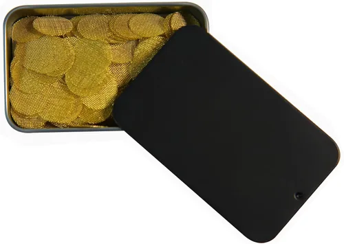 Vista 4 de 200 pantallas de latón de 3/8 tubos, 100% latón de 0.375 pulgadas, pantalla de metal con caja de almacenamiento negra