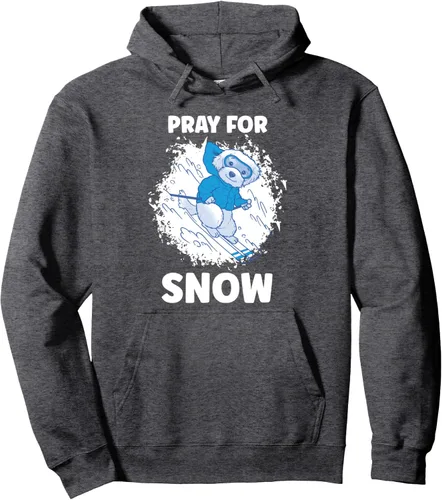 Vista 5 de Pray For Snows Dog Extreme Snow Ski Sudadera con capucha, Negro