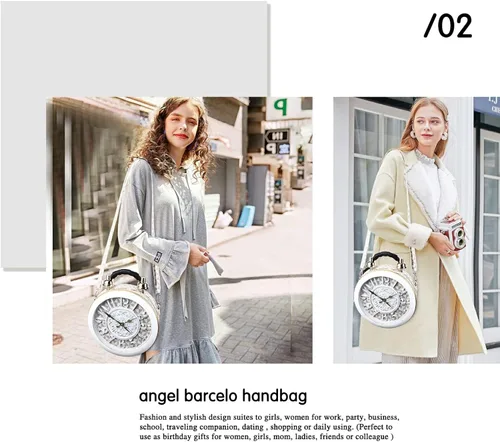 Vista 6 de Angel Barcelo Bolso cruzado y bolsos para mujer, bolso de hombro de moda para mujer