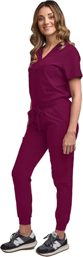 Vista 3 de Conjunto médico de enfermería GT 4FLEX para mujer, parte superior y pantalón