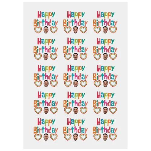 Vista 6 de Cara personalizada tatuaje temporal impermeable mirada real personalizado tatuaje pegatinas boda fiesta cumpleaños mejor regalo