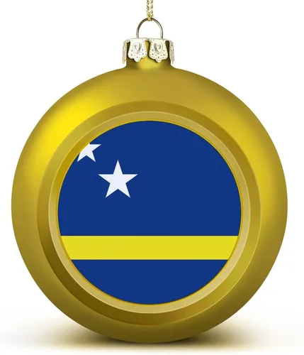 Vista 14 de Adornos de bola de Finlandia, bandera de las naciones, adorno de bola de Navidad, bandera de Finlandia, adornos de plástico para árbol de Navidad