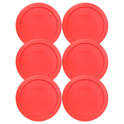 Vista 16 de Pyrex 7201-PC (4 tazas) Berry Pink - Tapa de almacenamiento para cuencos de vidrio, fabricada en Estados Unidos