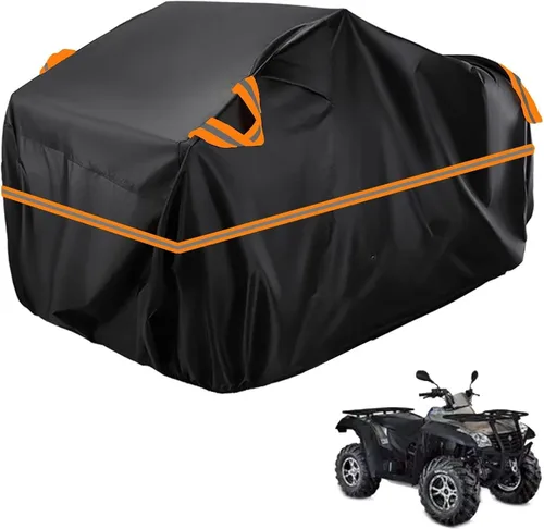 Vista 136 de Cubierta para ATV impermeable compatible con Arctic Cat H1 EFI TRV Cruiser 4x4 2011, cubierta de 210D para vehículos de 4 ruedas, cubierta para quad