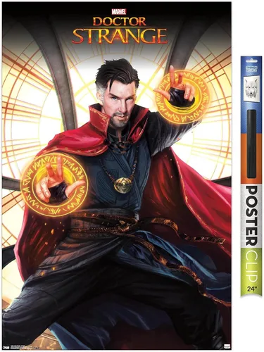 Vista 17 de Trends International Marvel Doctor Strange - Póster de pared de tragaluz, 34 pulgadas de largo x 22.4 W, versión premium sin marco