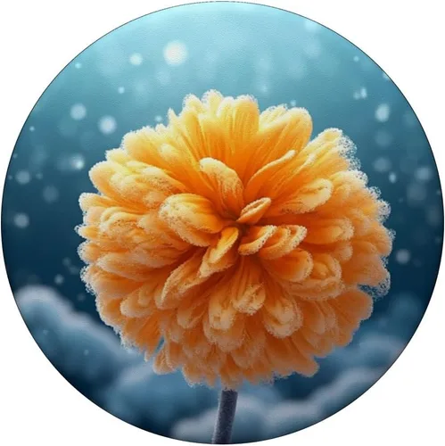 Vista 3 de Marigold Blossom Frozen PopSockets Adhesive PopGrip