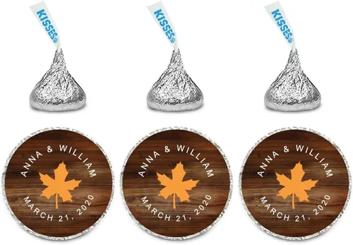 Vista 17 de Andaz Press Etiquetas personalizadas de gota de chocolate para boda, nombres y fecha redondos, turquesa aguamarina, paquete de 240, personalizadas