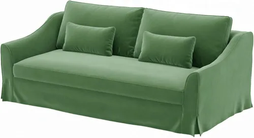 Vista 8 de Funda Farlov de algodón para sofá biplaza de 70 pulgadas de ancho, compatible con funda de sofá IKEA Funda de algodón resistente Farlov